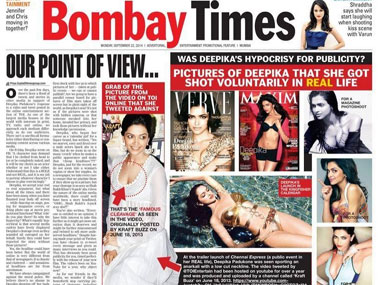 Bombay Times Deepika Padukone