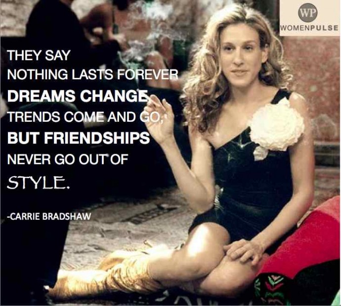 12 Carrie Bradshaw Quotes On Fashion 