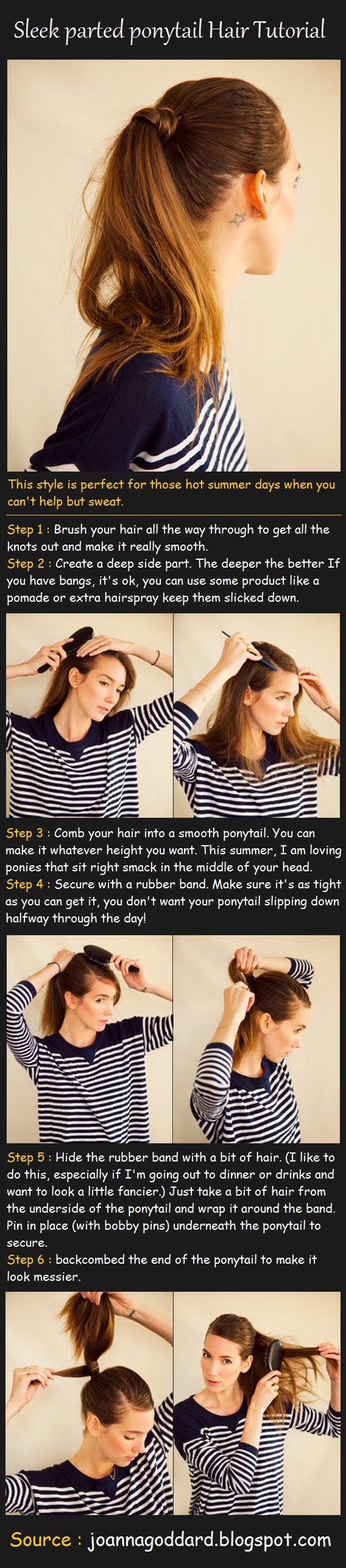 sleek-parted-ponytail-hair-tutorial