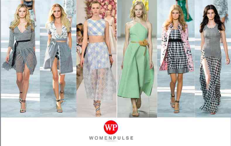 Gingham Prints Sping 2015 Fashion Trends