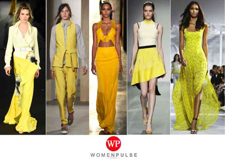 Yellow spring 2015 fashion trends